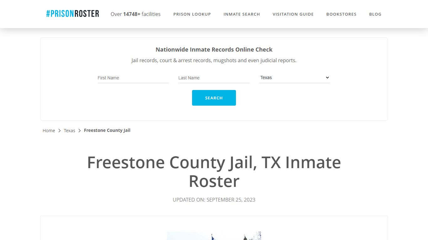 Freestone County Jail, TX Inmate Roster - Prisonroster